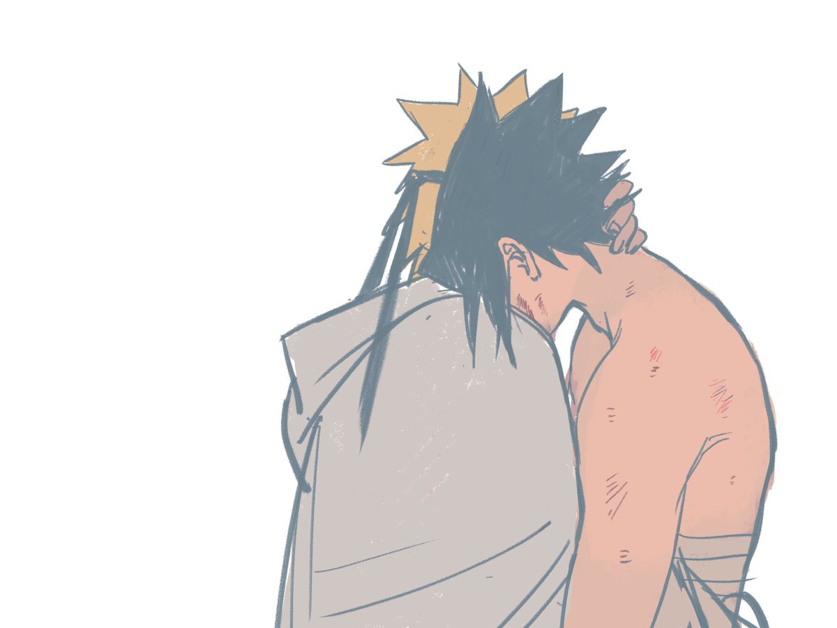 shsm112ns's tweet photo. #Narusasu 两个孩子的拥抱 https://t.co/rLxjDSSKYT