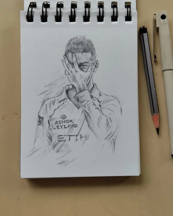 ChennaiIPL's tweet photo. Every stroke tells a Super memory 🥳💛

Share your art and edits using #MadeWithYellove ✍️

#WhistlePodu
📸: marvel_arts07 https://t.co/0niGEGZDaT
