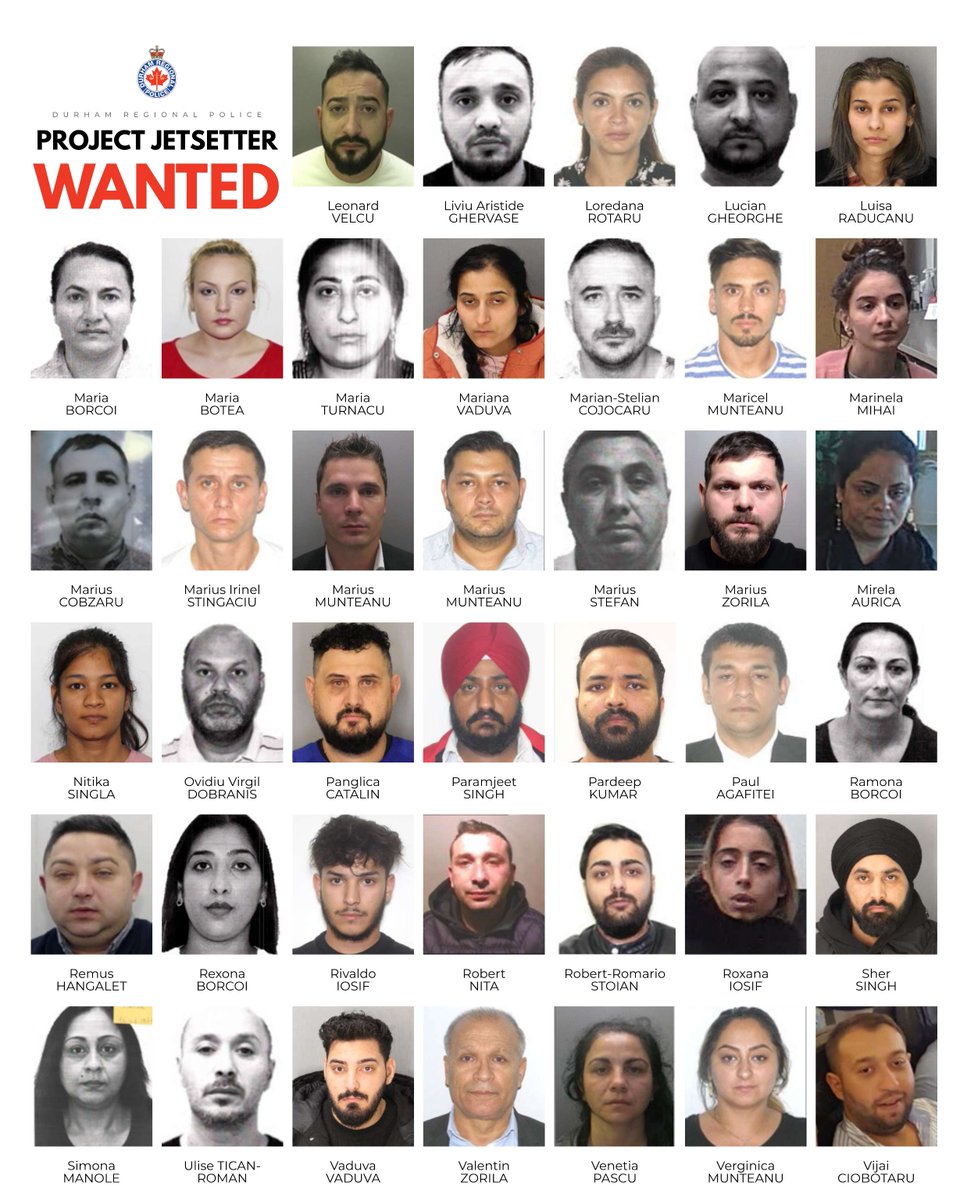 DRPS's tweet photo. Today, Durham Regional Police Service (DRPS) announced the results of Project Jetsetter – a coordinated enforcement and investigative response focused on criminal tourism. 

Project Jetsetter is the culmination of multiple major investigations into organized criminal activity in Durham Region and across the Greater Toronto Area. This initiative targeted organized groups travelling to Canada for the purpose of executing high-profit crimes, often connected to international criminal networks. These activities are deliberate, coordinated, and profit-driven; not random or opportunistic.

Through more than nine separate investigations and over 5,000 investigative hours, the DRPS Financial Crimes Unit has tracked more than 200 incidents tied to criminal tourism, resulting in over $2.61 million in confirmed financial losses in Durham Region alone. 

Full story: https://t.co/2L76hpwVDm