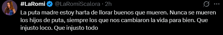 PochoS17Pro's tweet photo. @LaRomiScalora Cual bueno cara desordenada?
El que le imoportaba UN CARAJO la gente que moria en SUS recitales??? https://t.co/Oo2sHA7BNF