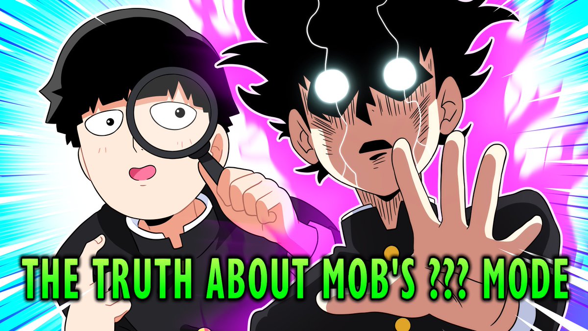 feedback_King's tweet photo. The TRUTH about Mob's ??? Mode 😱
Thumbnail for @AnimeRegent
#thumbnail #amime #commission #artㅤㅤㅤㅤ https://t.co/s5B8qE1XIi