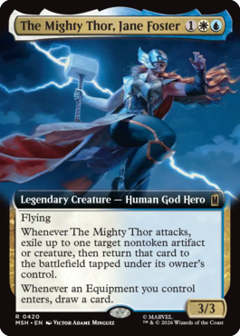 MTGGoldfish's tweet photo. Another Thor, doing some blinking for free every turn and who likes equipments that auto-attach. More previews at https://t.co/nEAD56xTUs

Source: https://t.co/UGoXn2GxF8 https://t.co/83T8kfNXmb