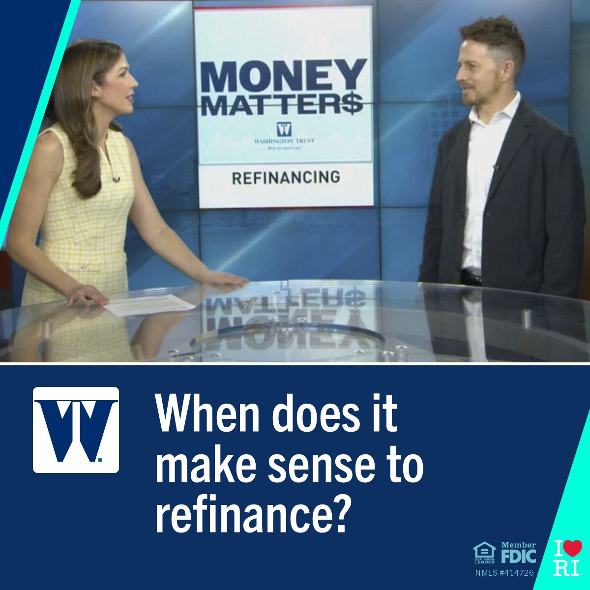 WashTrust's tweet photo. Watch: ▶️ https://t.co/QoHWlwhFvb

Recently, @NBC10wjar 's Emily Volz spoke with Matthew Pagano (NMSL# 266460), Mortgage Lending Officer at Washington Trust during a special Money Matters segment.
_______________
What we value is you.®
#WashTrust
#RhodeIsland
#iLuvRI https://t.co/sqCXaTu9Sw