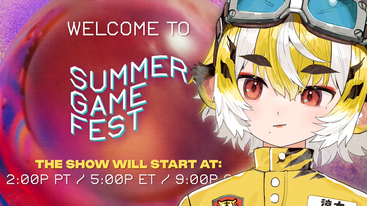 ry0hta's tweet photo. Live NOW!! 🐯🔧

Checking out SUMMER GAME FEST 2026, then we'll hang out and do something fun~ 🐅

Come hang out! ⬇️ https://t.co/0QKiN8SFsJ