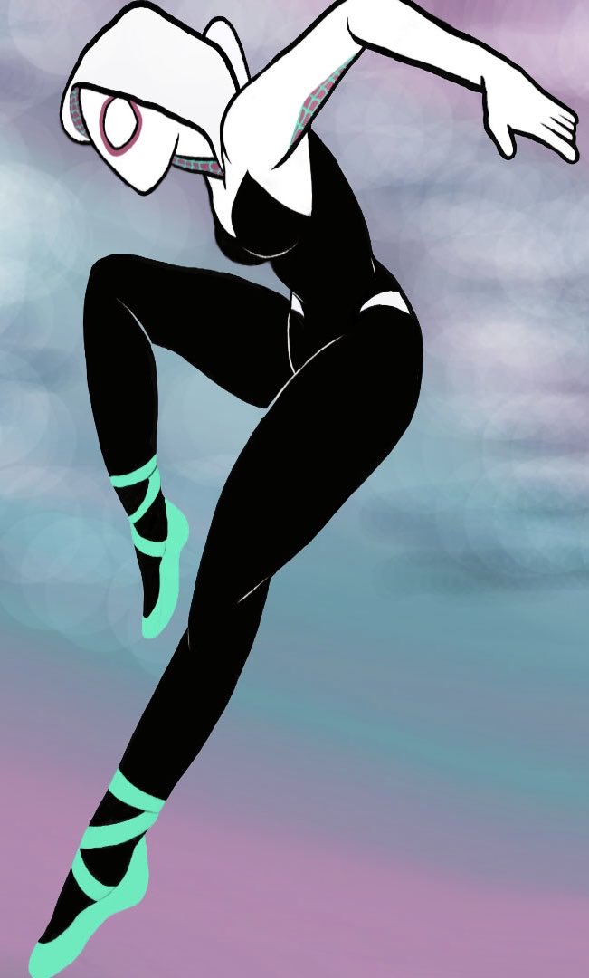 TArtist2020's tweet photo. Spider-Gwen 
#marvel #spiderverse https://t.co/3ADcexWMbK