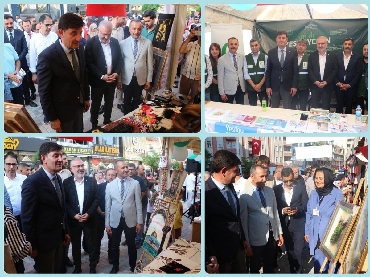 kiziltepemem47's tweet photo. İl Millî Eğitim Müdürümüz Sayın Ali Eyyüpkoca ve İlçe Millî Eğitim Müdürümüz Sayın Mahmut Akan; Hayat Boyu Öğrenme Haftası etkinlikleri kapsamında İlçe Halk Eğitimi Merkezi Müdürlüğümüz tarafından hazırlanan yıl sonu sergisini ziyaret ettiler.

Cadde boyunca adeta bir sanat şölenine dönüşen alanda kursiyerlerin el emeği göz nuru çalışmalarını inceleyen müdürlerimiz, usta öğretici ve kursiyerlerimizi tebrik ederek başarılar dilediler.

@tcmeb 
@Yusuf__Tekin 
@tuncay_akkoyun
@abdullahsahinn  
@ali_eyyupkoca 
@mardinilmem
@makan47