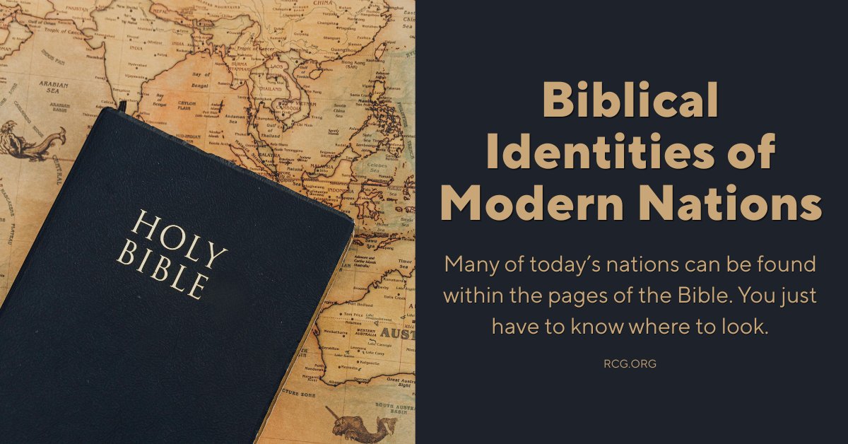 rcgupdates's tweet photo. Biblical Identities of Modern Nations

Many of today’s nations can be found within the pages of the Bible. You just have to know where to look.https://t.co/C9N6ogW0jF https://t.co/k2PIyPRomu