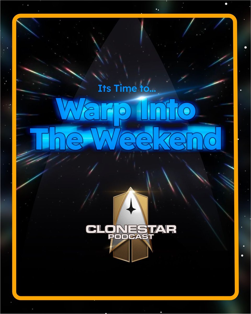 CloneStarPod's tweet photo. 🌌 WARP INTO THE WEEKEND 🌌
Cultural exchange weekend.

🧘 Visit Vulcan &amp; attempt logic only for one hour
❄️ Take an Andorian ice walk &amp; immediately miss sweaters
🥘 Attend a Klingon banquet &amp; accept that the food might fight back

🖖 Where are you traveling first?

#StarTrek https://t.co/22WpRbPn6I