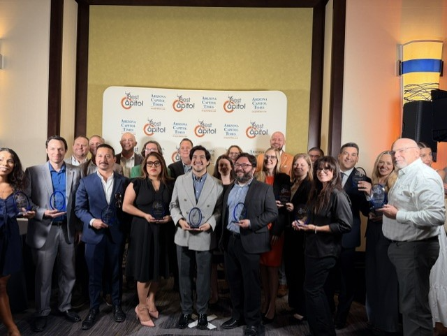 roselawgroup's tweet photo. Congratulations to Maricopa County Board of Supervisors Chairman and Rose Law Group partner Thomas Galvin, who took home the honor of Best Republican in Arizona at Arizona Capitol Times’ Best of the Capitol Awards! 🏆 🌟 🇺🇸 

#BestOfTheCapitol #ArizonaPolitics #GovernmentAffairs https://t.co/hV4BZ6l0Rd