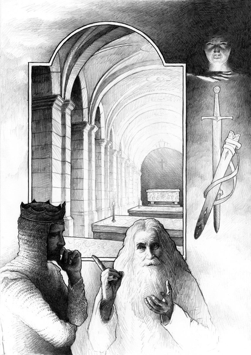 OldSovPub's tweet photo. Extra points for those of you who might have spotted the first image we have released from the upcoming edition of Le Morte d'Arthur https://t.co/sNAfcv3XLz