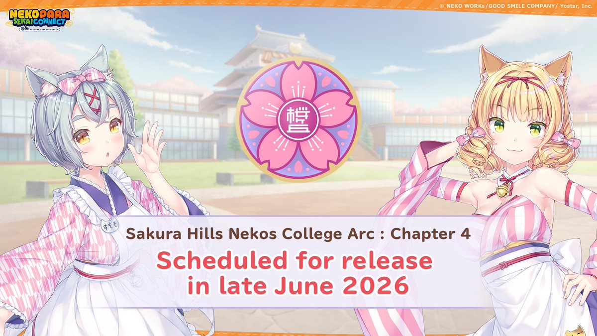 NEKOCONNE Main Story Info】 Chapter 4 of the Sakura Hills Nekos