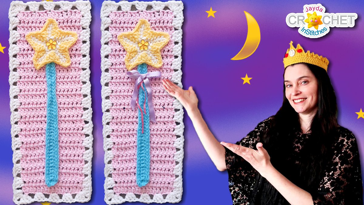 JaydaInStitches's tweet photo. It's Calendar Blanket Week here at the Jayda InStitches Show!  This month the Chapter 6 of our Once Upon A Time Calendar Blanket Project is The Magic Wand! https://t.co/LLLJfHBeaQ