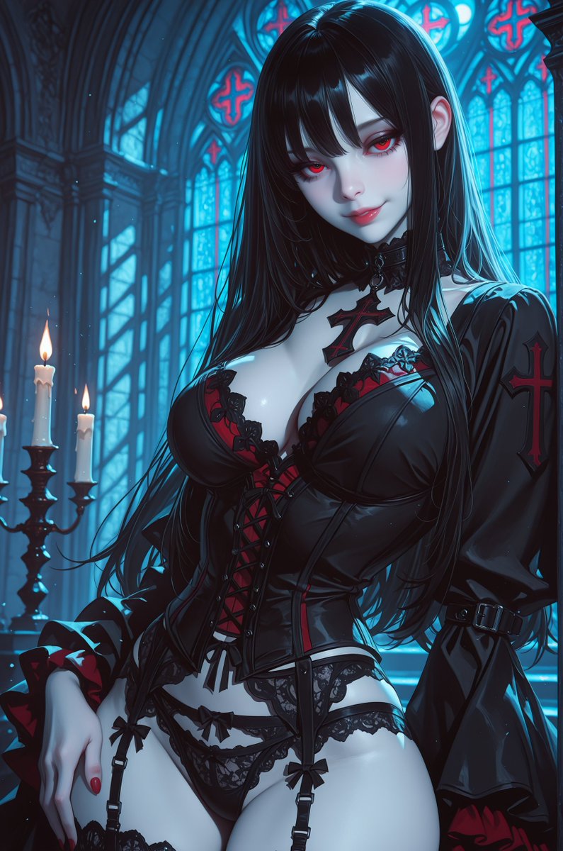 CreamyDaemon's tweet photo. #lingerie #AIart️️️️️️️️️️️️️️️️️️️️️️️️️️️️️️️️️️️️️️️️️️️️️️️️️️️ #girl #sexy #vampire #cleavage https://t.co/Ox4aKfMebk