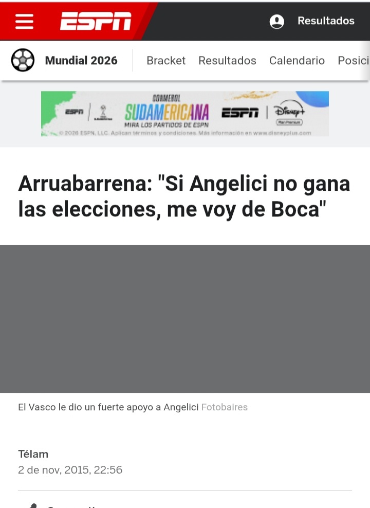 juandoramon's tweet photo. En el 2015 muchos de los que hoy están dentro de Boca eran oposición.
En ese momento puteabamos a Arruabarrena por ser casi el jefe de campaña de Angelici en lugar de ser un dt.
Les dejo un recuerdo 👇
Que falta de memoria o que memoria selectiva tienen algunos. https://t.co/L9BZ3IG2Yr