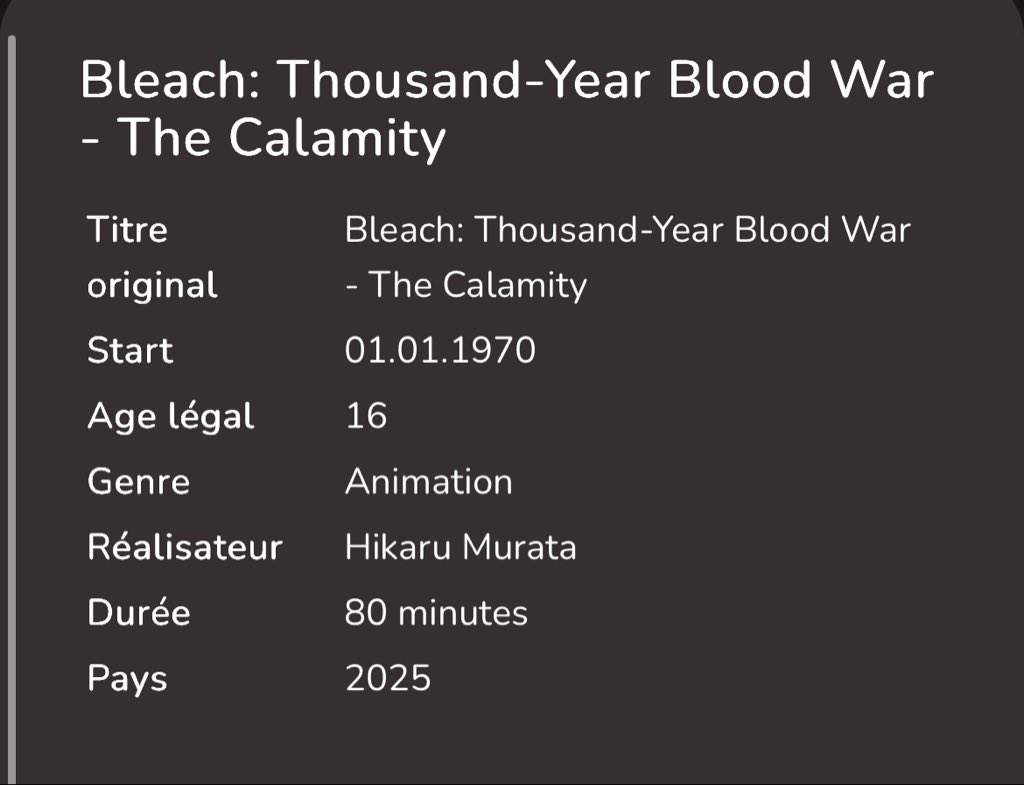 0ciha's tweet photo. #BLEACH 

Confirmed!

Bleach: The Calamity movie is coming to Switzerland! 🇨🇭✅ https://t.co/wtFuJgsvFZ