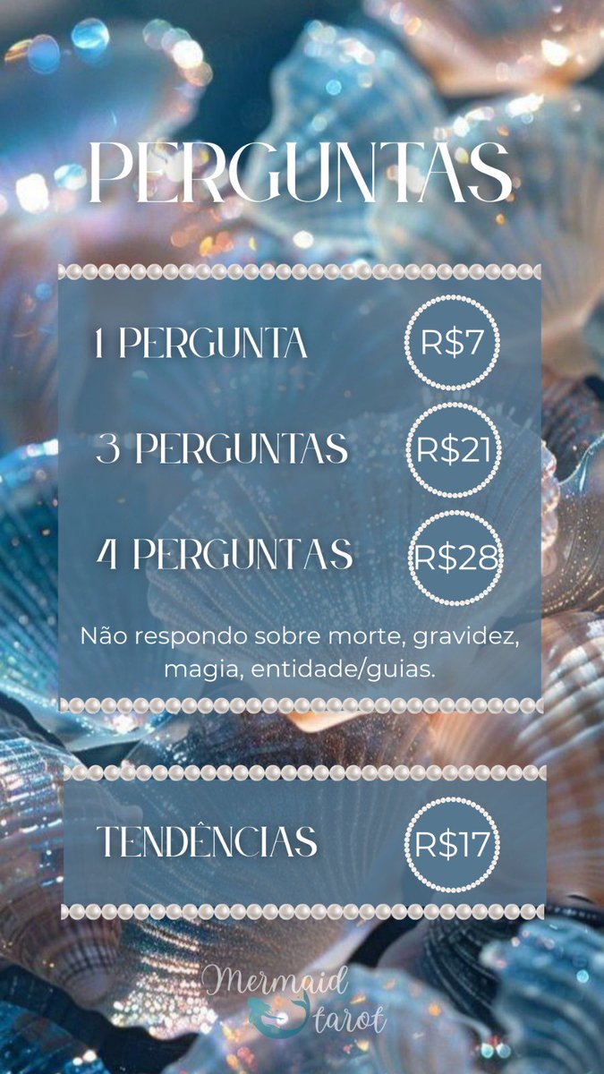 mermaidtarot_'s tweet photo. friozinho bom de sexta-feira pra você vir tirar suas dúvidas, pedir direcionamento da espiritualidade e iniciar o final da semana com todas as respostas que precisa! Vagas para entrega hoje ainda ￼🔮💫

Wpp na bio 📲 catálogo completo
tags; mesa aberta, tarot, baralho cigano, taróloga