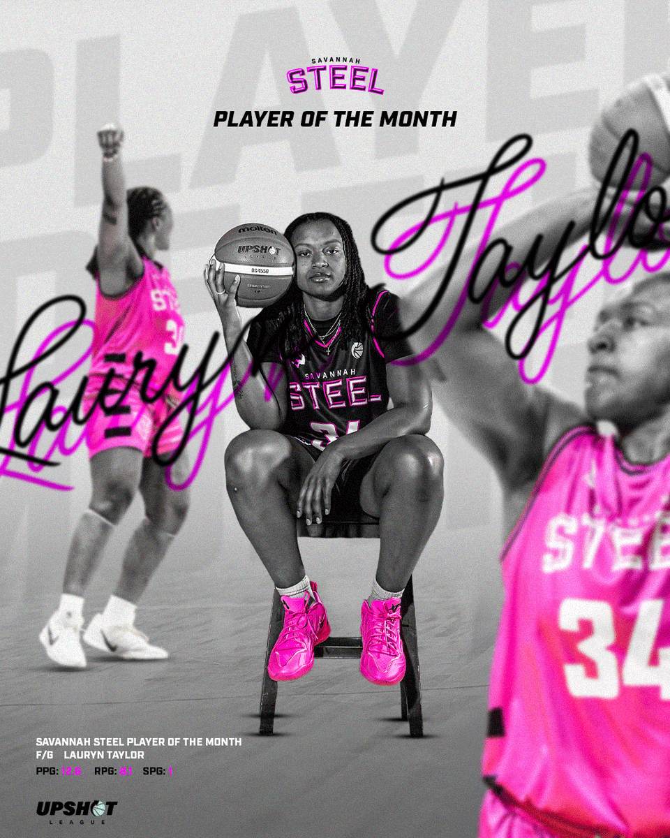 savsteelupshot's tweet photo. Introducing the first-ever Savannah Steel Player of the Month! 🏀🔥🏆 https://t.co/V6nXw50ItE