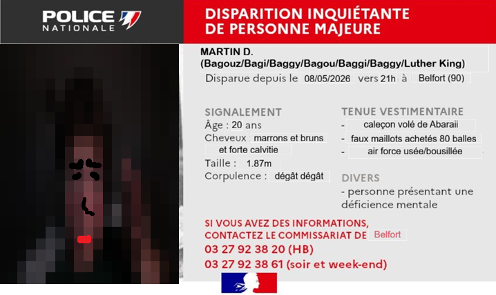 BagouzTV's tweet photo. Les gars srx soit jsuis devin, soit jsuis le diable il a disparue vous avez des nouvelles de l'ogre ?

Faites tourner sur snap ça pourrait être vos ptites soeurs ou votre meilleur pote gay 
#BagiWhereAreYouWالله https://t.co/iqu0LjhCc2