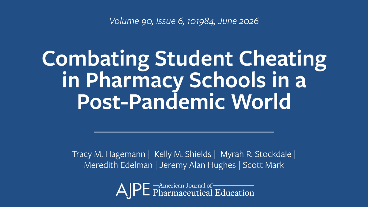 TheAJPE's tweet photo. 🤖 As technology evolves, so do the challenges surrounding academic integrity.

A recent commentary explores common cheating methods and strategies educators can use to strengthen integrity in pharmacy education.

Learn more: https://t.co/BnXtinn2A3 https://t.co/Yy6hHIZdVd