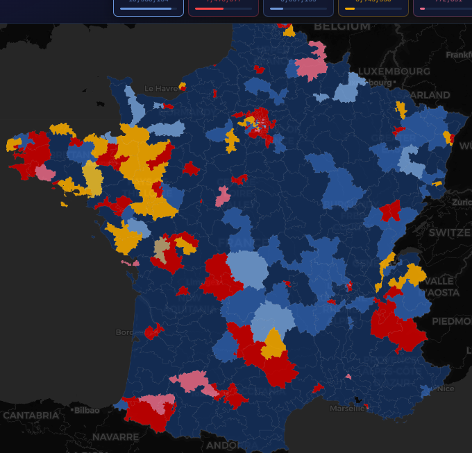 RealAlbanianPat's tweet photo. Dear Mr. Chang,

Since you claimed your global election simulator is "original," "first-in-the-world," and that you "pioneered the concept," 

could you kindly explain why your French simulator's results are 100% identical to the simulator I released over two weeks ago? https://t.co/KdkdplrIfs
