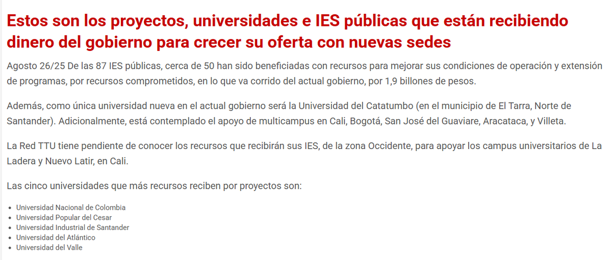 AcevedoAngel_2's tweet photo. Donde se enteren que este gobierno entregó más obras de infraestructura, inversión y mejoramiento en educación y salud se van de culos. 

Tumbarles la narrativa es muy fácil 😂 https://t.co/ZH5jToXqzd