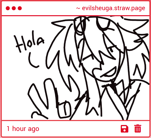 EvilSheuga's tweet photo. AAAAAAAAH HOLLAAAAA :DDDDD Quien eressssss aaaahhhhhh sjnajdncjsbjhvdb está hermoso lloro gracias por el doodle aaaahhh <3 https://t.co/bVemJy7P17