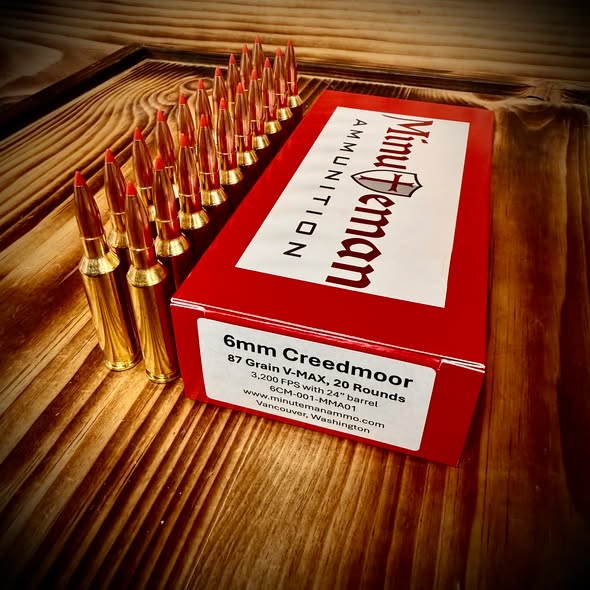 SportingSystems's tweet photo. 6mm Creedmoor | 87 grain V-Max | 3220 FPS
20 round boxes and 30 round cans

Fast is fun.

Accurate is better.

This load delivers both.

Launching the proven 87 grain V-Max at a blistering 3,220 FPS, our 6mm Creedmoor combines flat trajectories, minimal wind drift, and explosive terminal performance into one exceptionally versatile package. Whether you're targeting coyotes across a wheat field, controlling pests around the farm, or simply enjoying a day stretching the legs of your rifle, this load is built to perform.

The 87 grain V-Max has earned a loyal following for its accuracy and rapid expansion, making it a favorite among varmint and predator hunters who want immediate results on target.

Available in both 20-round boxes and 30-round cans, because sometimes a single box isn't enough once the shooting starts.

Projectile: 87 grain VMAX
Muzzle Velocity: 3,220 FPS
Muzzle Energy: 2,002 ft-lbs

Flat shooting. Fast moving. Extremely bad day for varmints.

https://t.co/aeiICsCtIl