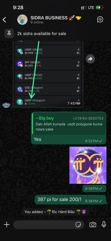 MuhammadBomai4's tweet photo. ❤️ Buy or Sell ⚡️ Pi, Sidra &amp; Rubi ✅

Looking for a trusted buyer or seller? Join our WhatsApp group for fast and secure trading. 🔗👇

https://t.co/mGNUm4X0WJ

#PiNetwork #SidraChain #Rubi #Crypto #Web3 https://t.co/7TYswyathY