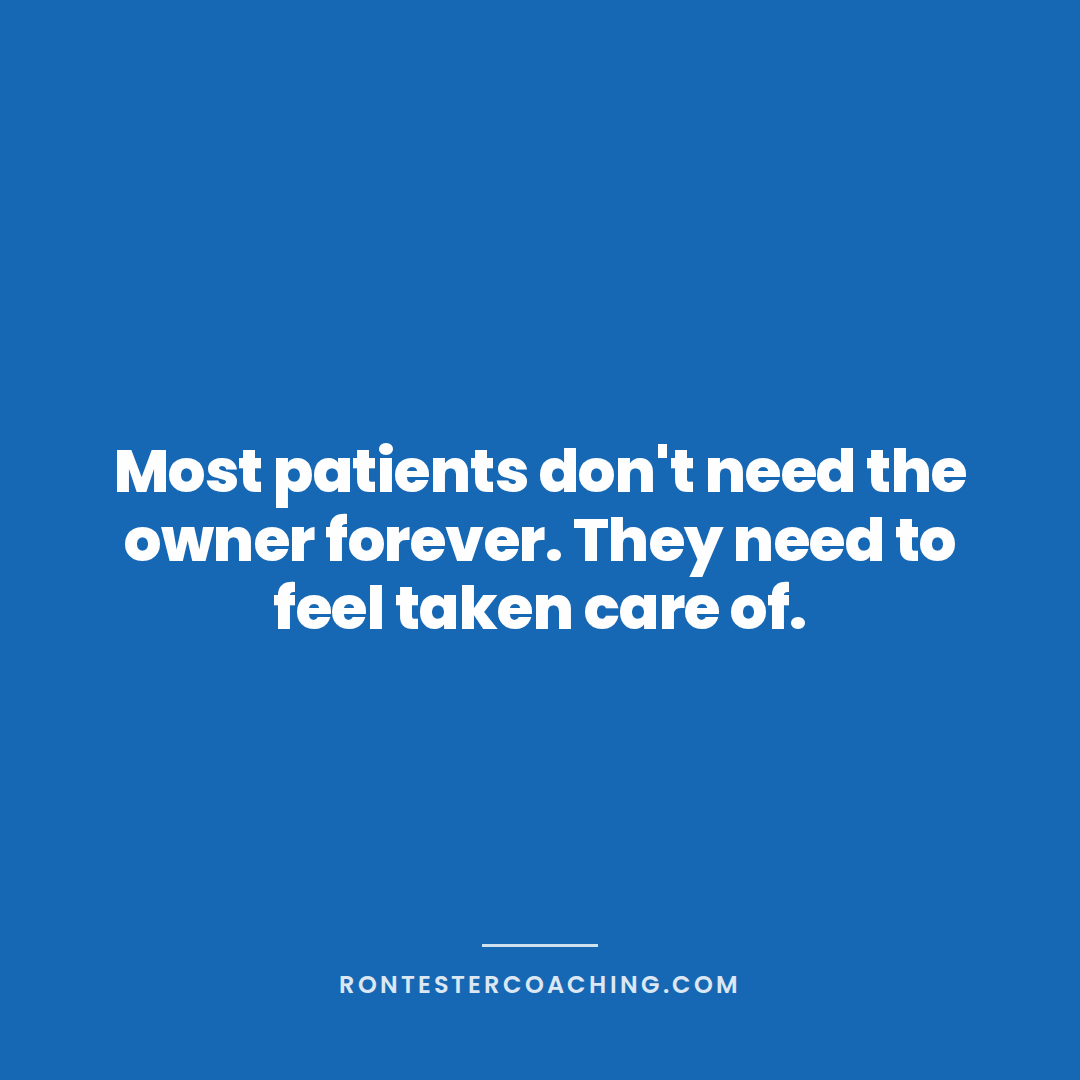 rontester's tweet photo. Owners often hold onto their caseload because they're afraid patients will feel abandoned.

Most patients want their needs met well.

Frame the handoff clearly:

“This therapist is a strong fit for this part of your care, and I’m still close by if needed.” https://t.co/iNcUdJkVsv