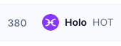 feyzullah's tweet photo. $HOT is ranked 380th  at https://t.co/6dxXjFFw96   

When the market falls, it falls more than the market; when the market rises, it rises less than the market  

#Holochain #Holo #HoloFuel #DePIN #MutualCredit https://t.co/Vvpxy8MFNL