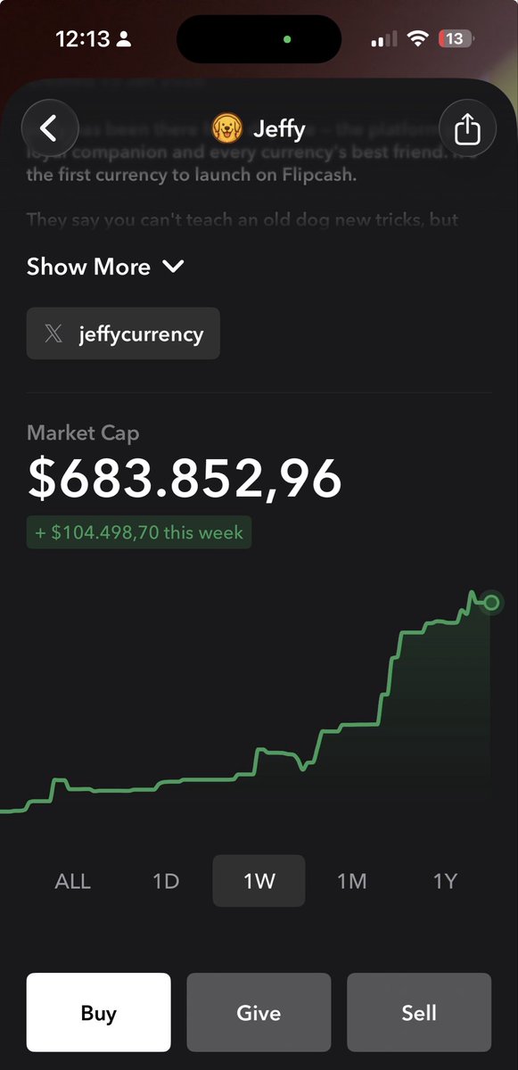 ProffesorCrypto's tweet photo. @TedPillows To @jeffycurrency and the @flipcash ecosystem. https://t.co/c3pezuca7f