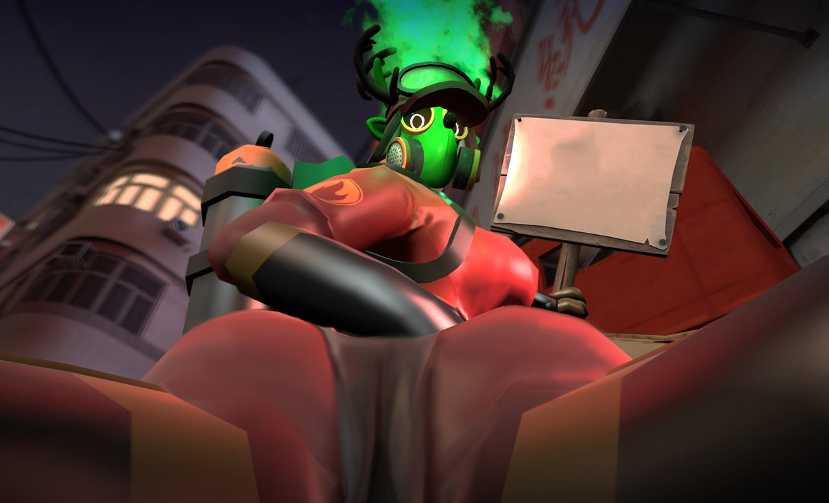 Scotledub's tweet photo. What should the sign say...

#tf2 #fempyro https://t.co/p8OKgW46NQ