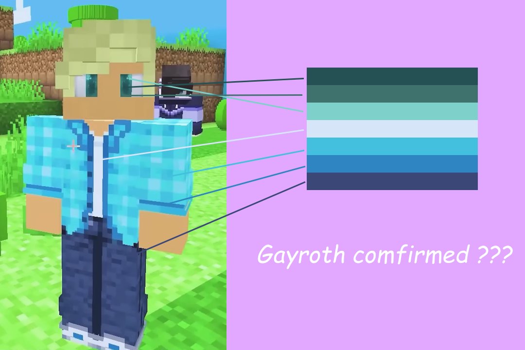 DailyAphMemes's tweet photo. Day 612+1036 of posting #Aphmau till MyStreet season 7 comes out | 🎉🏳️‍🌈 Celebrating Gayroth this month🏳️‍🌈🎉 https://t.co/Iine8FcqIk