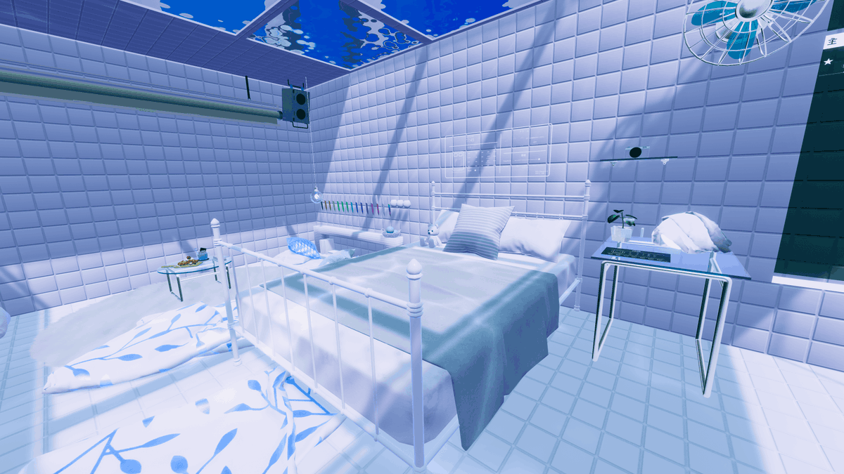 VRC_BARREL003's tweet photo. World:Ceiling Wave
by:ひかる（Hikaru）
波音だけが時を刻む、海に抱かれた白い家。
A place where the changing colors of the seasons meet the evolving future.
#VRChat #VRChat_world紹介 #VRChatPhotography #Quest https://t.co/rkqiTmPb0J