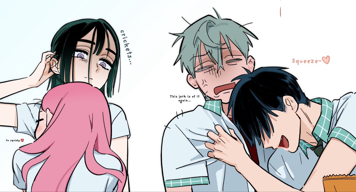cutiefulchud's tweet photo. yuri vs yaoi https://t.co/XRszq7hyjl