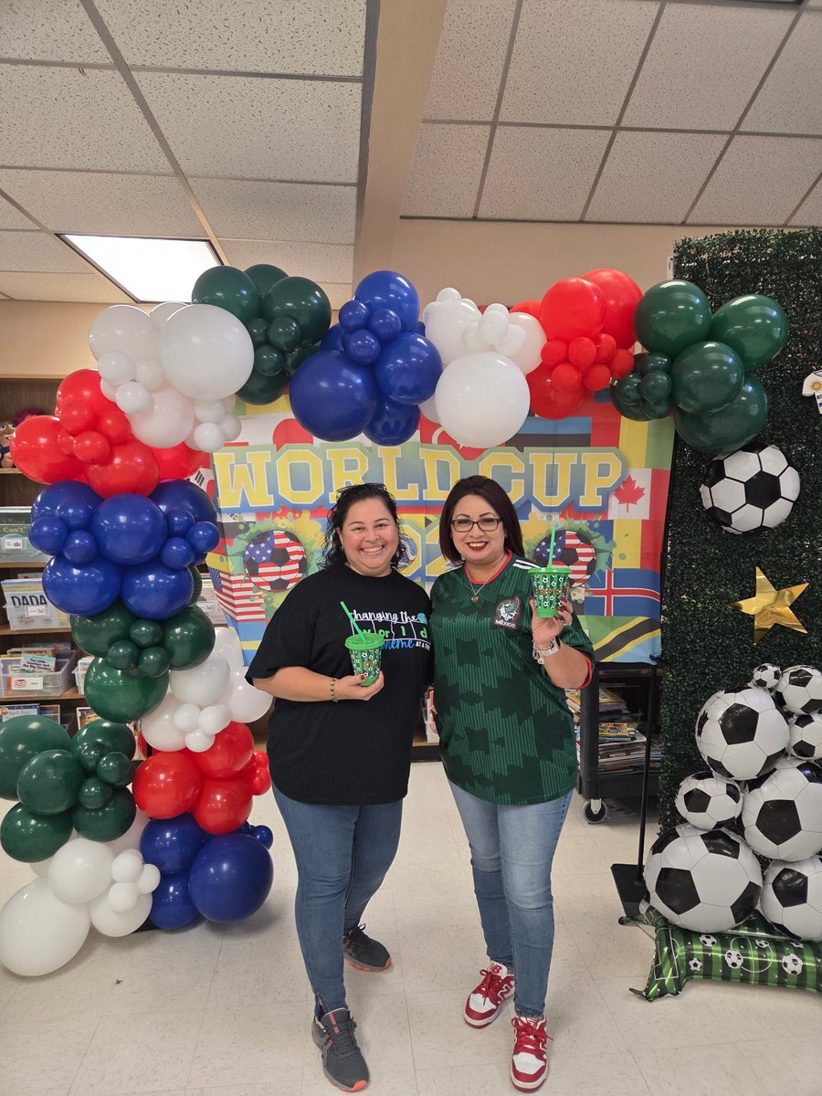 worshamteacher's tweet photo. This summer, Mrs. Garcia and I have accepted the challenge of teaching 5th graders together! 💪📚 Great teams don't happen by accident. Just like championship teams competing on the world stage, we're ready to make this summer count. ⚽🏆#GoingfortheGoal #AldineUnited @Al https://t.co/dAv4YNjQe7