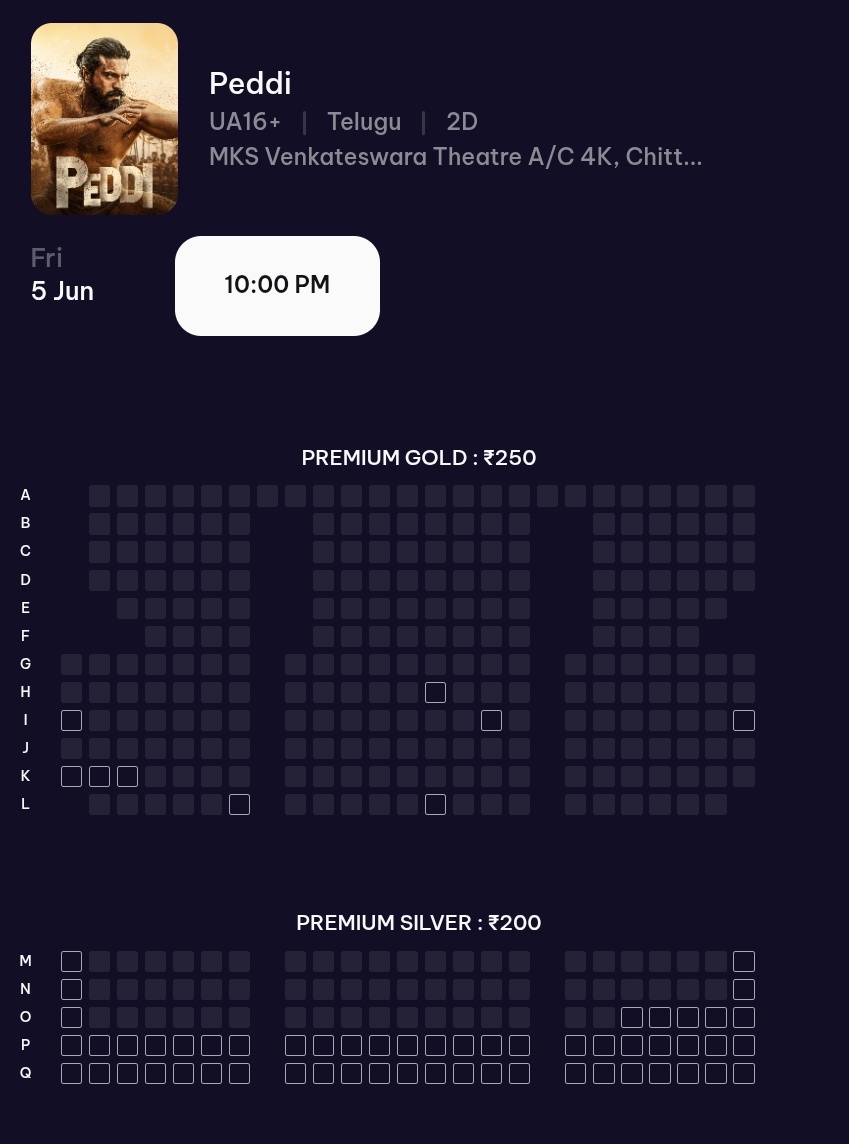 KalmVortex's tweet photo. #Peddi Day 2 Chittoor 2nd Shows 💥💥 https://t.co/YJLHgzFW7X