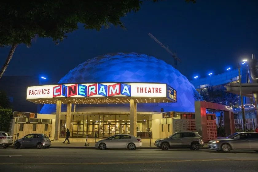 SaveYourCinema's tweet photo. If @ArcLightCinemas Hollywood were open for The Odyssey they’d make millions of dollars. They have multiple 70MM and 35MM projectors just sitting there abandoned! https://t.co/JJlm8pvZkl