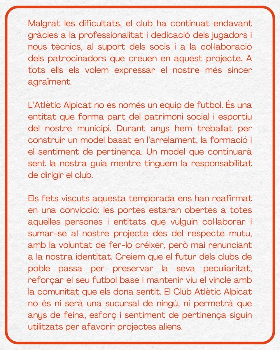 FutbolAlpicat's tweet photo. https://t.co/90vX6PQ7BS