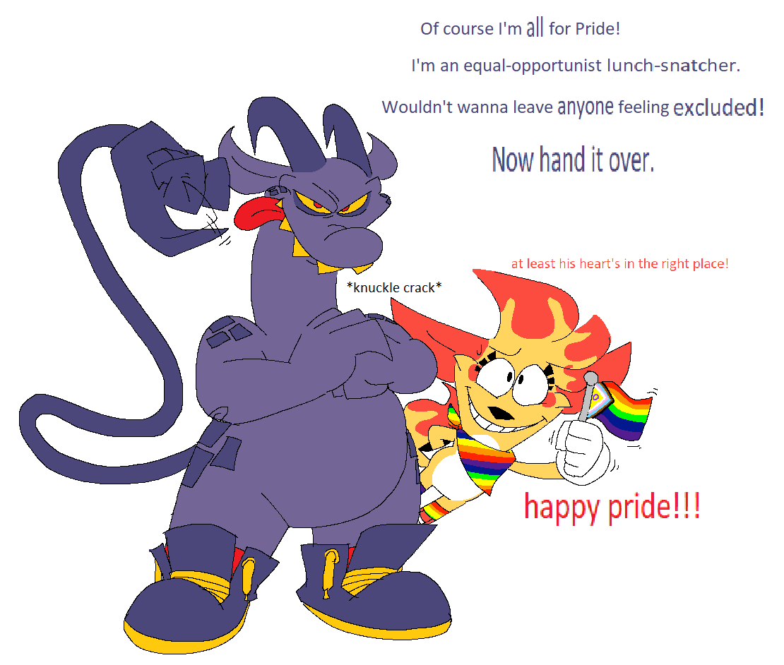 artRollingBox's tweet photo. Happy Pride from Nefarius https://t.co/RhgM3wLRzW