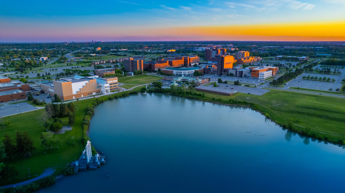 UBAthletics's tweet photo. Don’t mind us, just showing off our campus &amp; our city in the summer ☀️

#UBhornsUP https://t.co/ArPU05hXZi