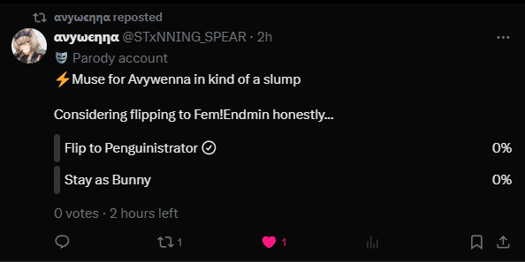 RubyMoonRose's tweet photo. @STxNNING_SPEAR (The Poll broke) https://t.co/DPVsRzV9XF