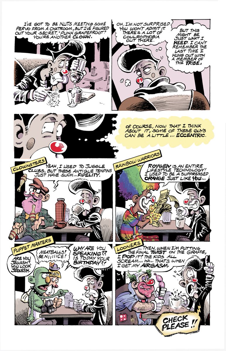 BX1237's tweet photo. Deep Fried: The Hero's Journey --"Out of the Frying Pan"! --Page 30!

Buy the comics!  https://t.co/b0QHhKpilN

#comic #cartoon #jasonyungbluth https://t.co/jjA0EXIUF1