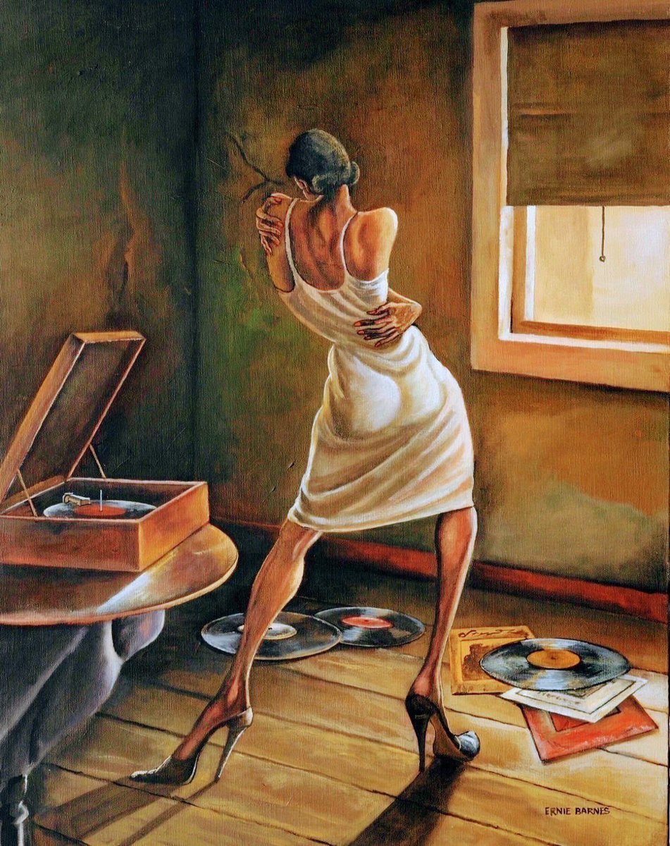 pmamtraveller's tweet photo. "At Last" by Ernie Barnes https://t.co/G0K6rPMgkF