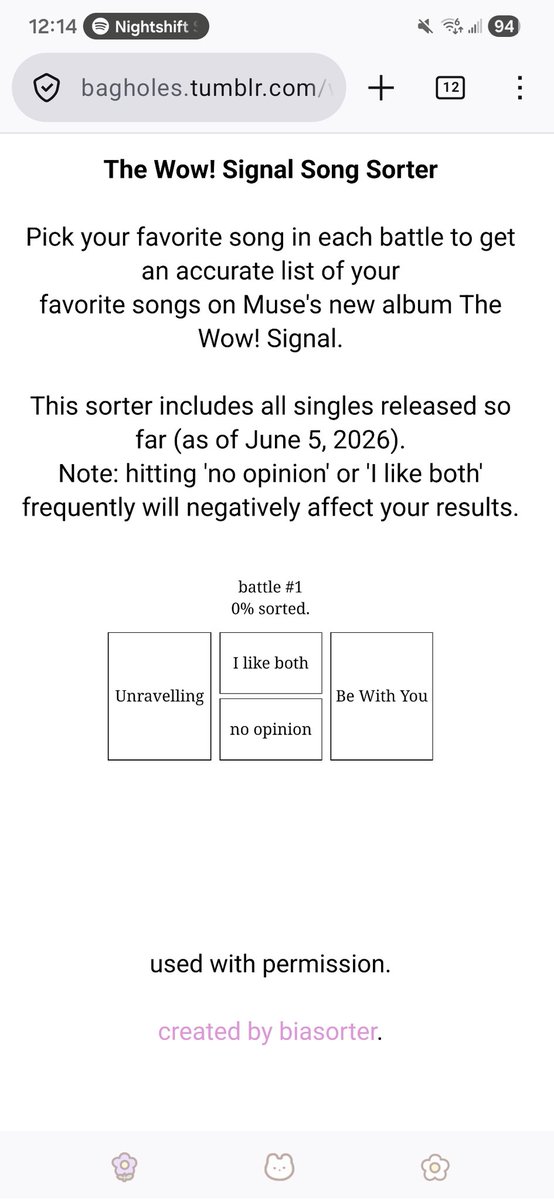 oosvinyl's tweet photo. As usual, I bring to you my The Wow! Signal Song Sorter. I hope you enjoy it 😌 https://t.co/tin7hpjR1N https://t.co/K2q7RSO2pj