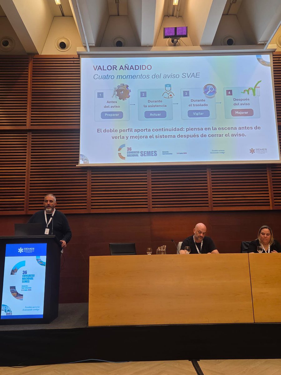 SVAE_SEMES's tweet photo. #SVAE son personas, profesionales de distintas categorías que se complementan, es calidad asistencial, es #EspecialidadEUE #SEMES2026 @SEMES @oscarestraviz https://t.co/4Tzr91PG3k