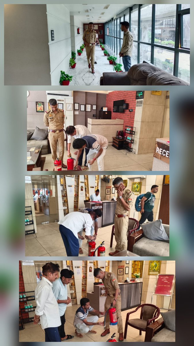 lucknowfire's tweet photo. महानिदेशक@fireserviceup महोदय के आदेशानुसार स्कीम-5 के अंतर्गत दि:05.06.26 को CFO,LKO महोदय के निर्देशन में प्रभारी Fsso आलमबाग द्वारा आलमबाग क्षेत्र के विभिन्न होटल,रेस्तरां,पब्लिक क्लबों में संयुक्त विशेष अग्निसुरक्षा निरीक्षण एवं जन-जागरूकता अभियान चलाया गया l 
@AdminLKO https://t.co/ZtTvepCWgO