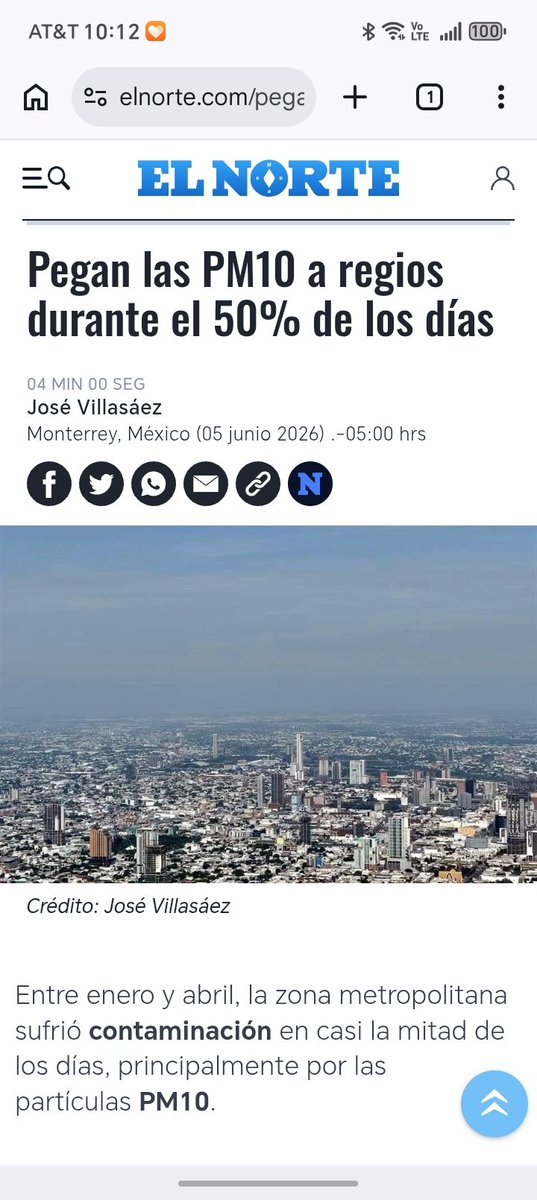 GMtzBerlanga's tweet photo. Ni las AUTORIDADES SE ACORDARON. 🥳🥳⚠️🥵. AIRE CONTAMINADO Y MORTAL, TODOS LOS DÍAS. MONTERREY CÁMARA DE GASES TÓXICOS ☠️
@MedioAmbienteNL @nmas @telediariomty @Albert_Rudo @info7mty @revistacodigo21 @MtyFollow @MonterreyFWC26 @FIFAWorldCup @MilenioMty @cesarmty @jesusp2491 ⚠️ https://t.co/aXFXEmgTaz