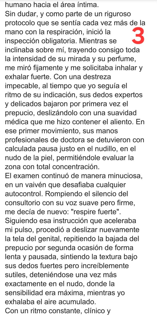 amowhores's tweet photo. LA CITA MEDICA, CUANDO EL PROTOCOLO MEDICO SE VUELVE TENTACIÓN
@Amowhores
#Relatos, #historias, #Confesiones
#HistoriasDeConsultorio #RelatosSensuales #CitaMédica #TensiónEnLaCamilla #HistoriasVirales #Microrelato
#Microcuentos
#relatoerótico
Amo X De Letras Sublimes https://t.co/eKl0lgLjHo