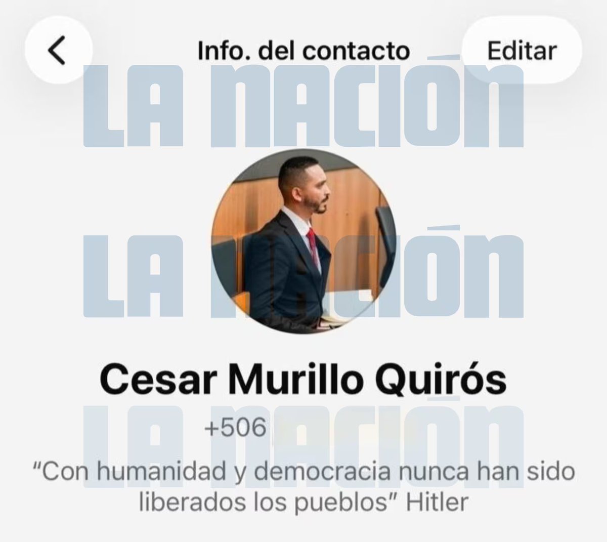 rystm's tweet photo. @gaby_arguedas Si hubiera sido una frase genérica de Hitler como "la naturaleza es la mejor maestra" y sin citar el nombre del autor, no lo vería tan grave.
Pero lastimosamente es una frase apelando al totalitarismo y además fue explícito sobre el autor: https://t.co/Ki182v3WhL